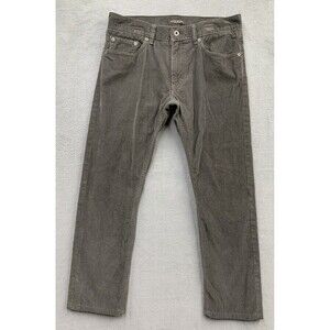 Banana Republic Corduroy Pants Mens Size 32X30 Gray Pima Cotton
